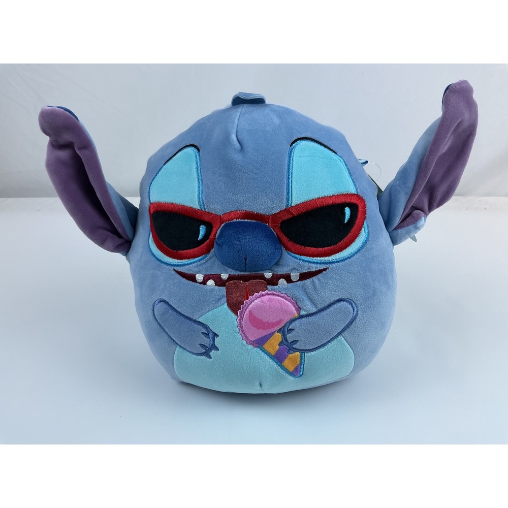 Disney Squishmallows Stitch Plush Sunglasses Snow Cone 2025 Jazwares 10" Aloha